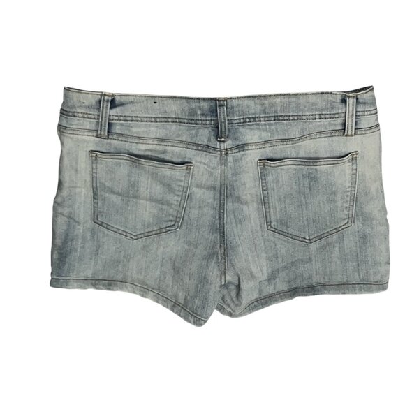 a.n.a Womens Light Wash Denim Shorts Size 14/32 With Stretch Cotton Blend & Clas - Picture 4 of 5